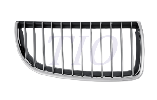 BMW 3 SERIES 2006-2011 — GRILLE RH ; CHROME FRONT EDGE; SEDAN (1999-)/WAGON 2006-2008