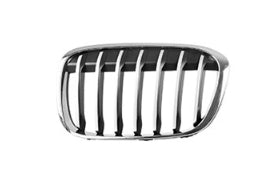 BMW X1 2016-2022 — GRILLE LH; PAINTED SILVER/CHROME FRAME; FOR X-LINE; 2016-2019