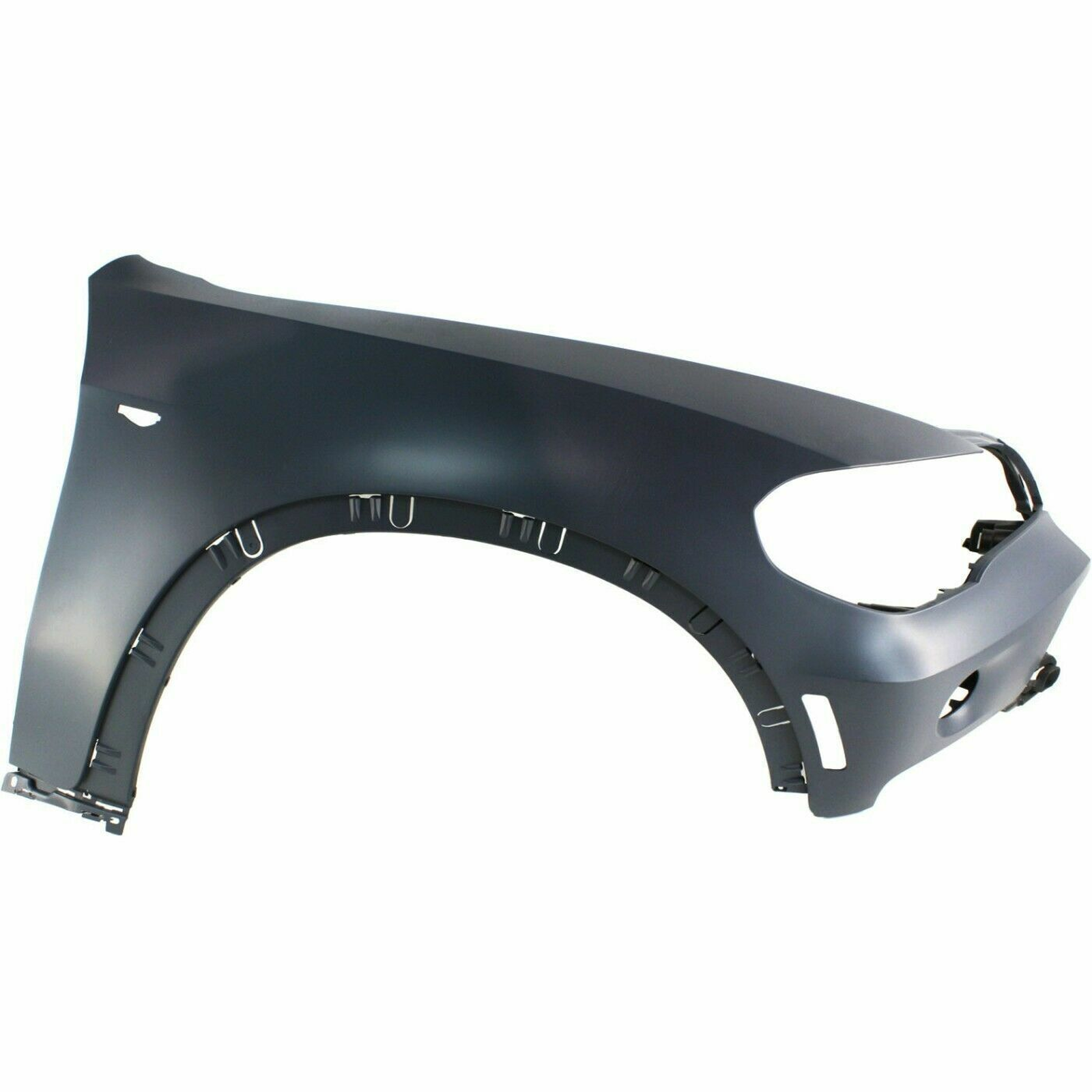 BM1241145 bmw x5 2007 2010 front right fender with side lamp hole without head lamp washer 1