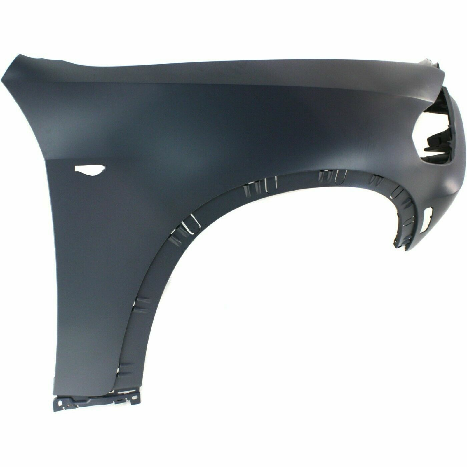 BM1241145 bmw x5 2007 2010 front right fender with side lamp hole without head lamp washer 4