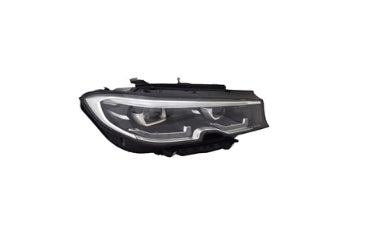 BMW 3 SERIES 2019-2025 — LED HEAD LIGHT RH; CHROME; ADAPTIVE LIGHTS; 330I/XDRIVE 19-22; M340I/XDRIVE 2020-2022 (OE 63118496160)