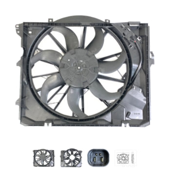 BMW 3 SERIES 2006-2011 — RAD/CND FAN ASSY; 3.0L; 07-13 328i E92/E93; 08-13 128i E82/E88