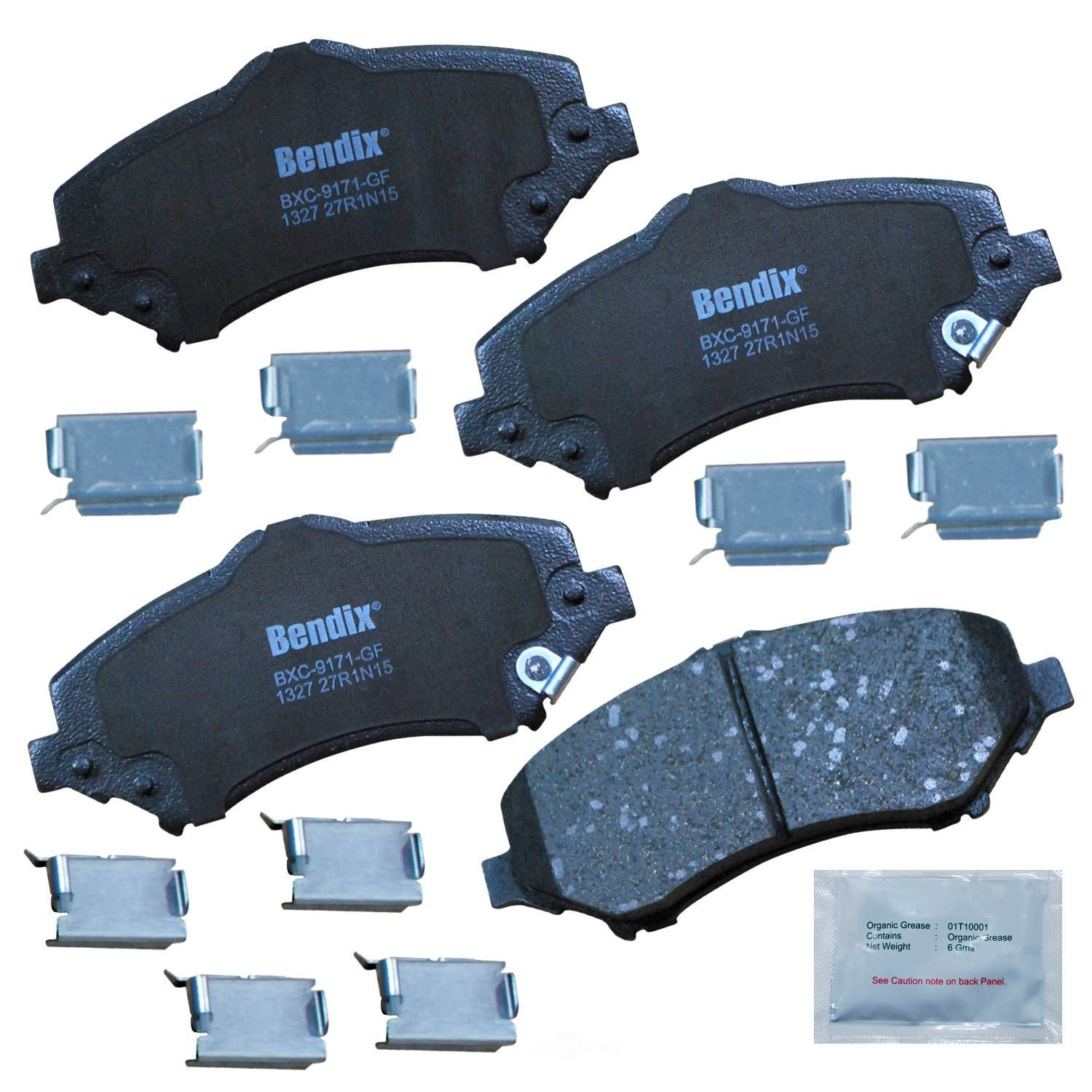 CFC1327 chrysler dodge jeep ram volkswagen front ceramic brake pads cfc1327 2007 2018 1