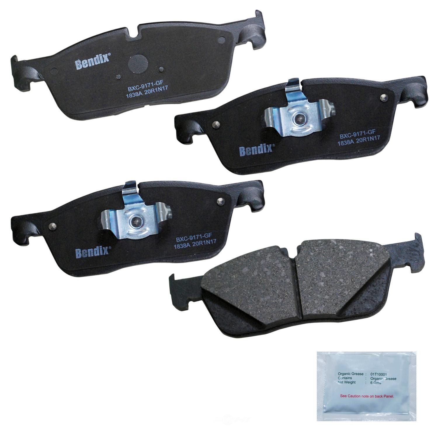 CFC1838A jaguar land rover front ceramic brake pads cfc1838a 2017 2020 1