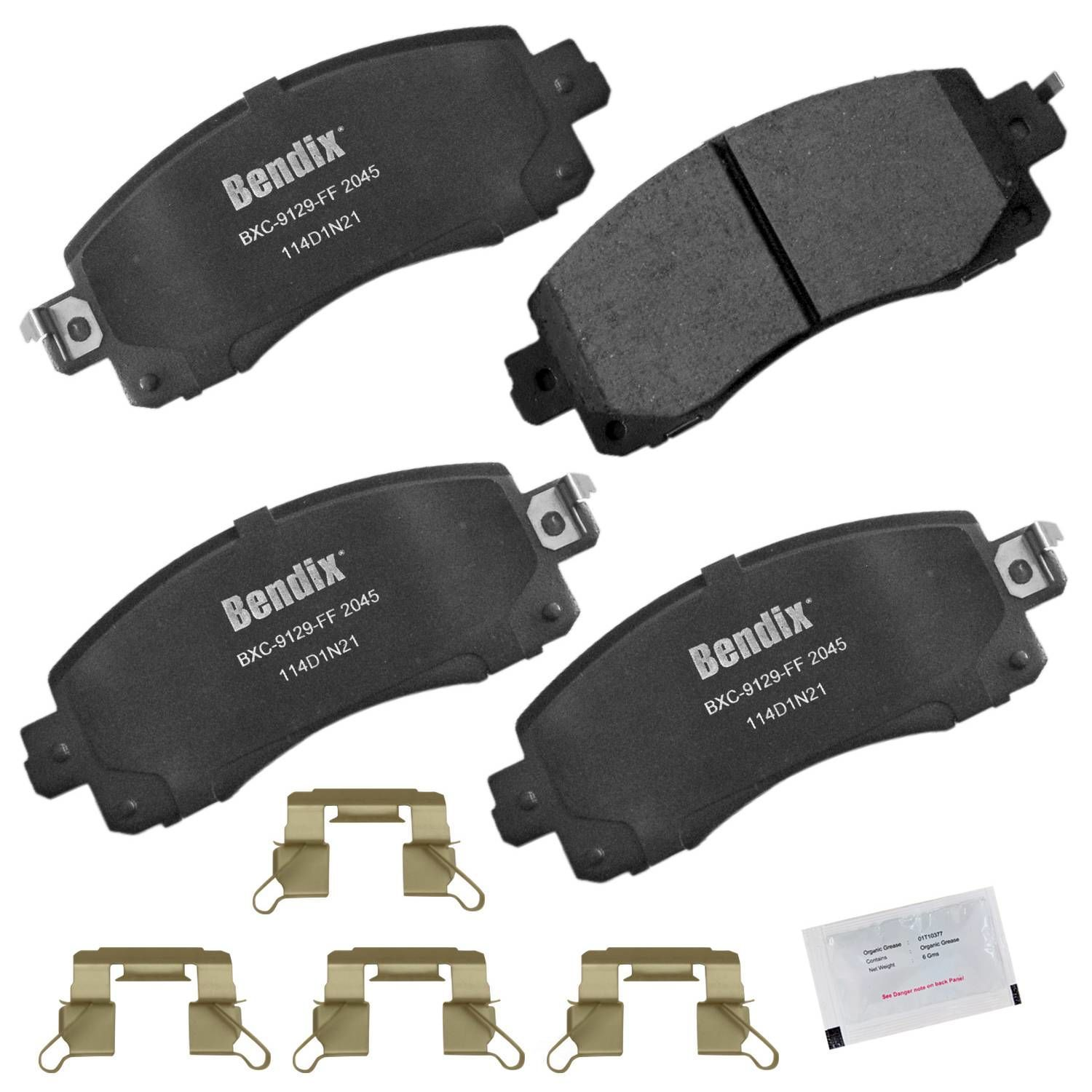 CFC2045 subaru front ceramic brake pads cfc2045 2017 2025 1