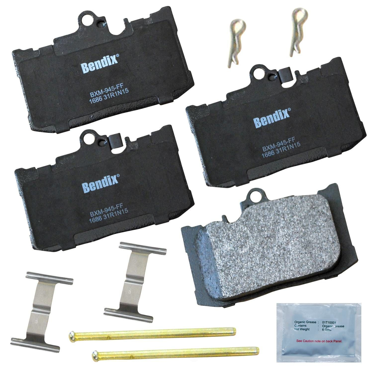 CFM1686 front ceramic brake pads cfm1686 1