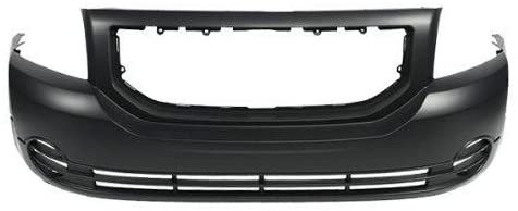 DODGE CALIBER 2007-2012 — FRONT BUMPER PRIMED; W/O FOG LAMP HOLE; CALIBER 2007-2012 ( EXCEPT SRT-4 )
