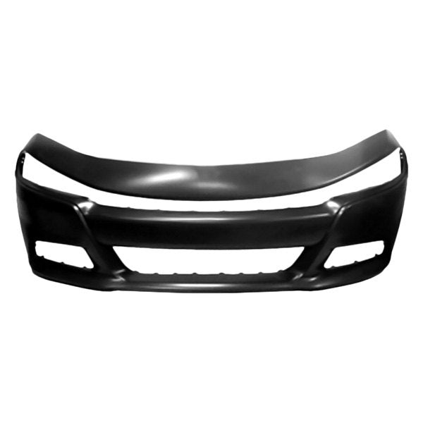 DODGE CHARGER 2015-2023 — FRONT BUMPER PRIMED ; FOR USE W/O HOOD SCOOP MODELS; CHARGER 2015-2023