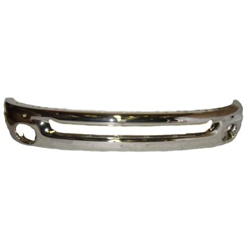 DODGE PICKUP 2002-2008 — FR FACE BAR; CHROME; W/O SPORT PKG; RAM1500 02-08/RAM25-3500 03-09/MEGA CAB 06-09