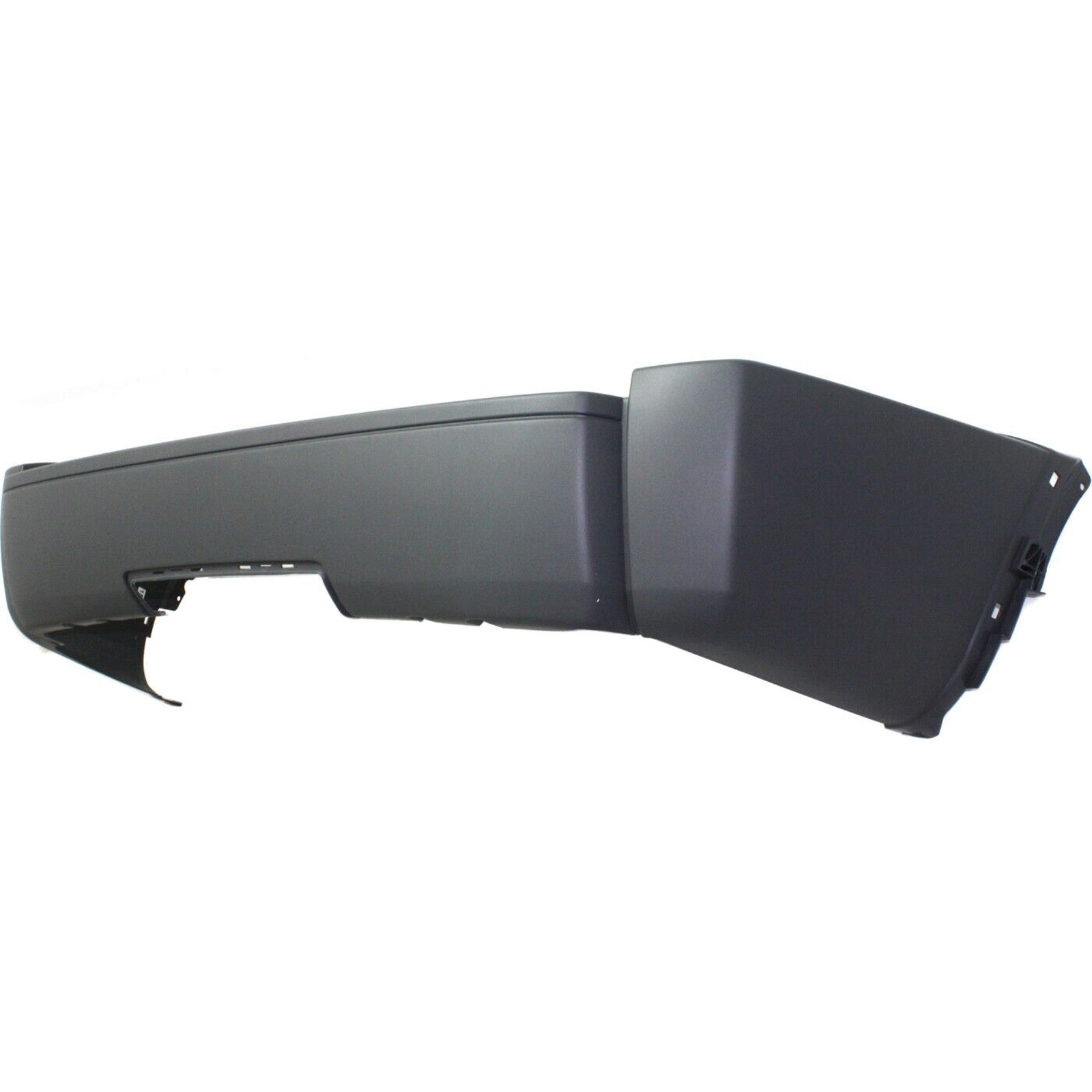 CH1100880 dodge nitro 2007 2009 bumper rear matte black with trailer hitch hole ch1100880 2