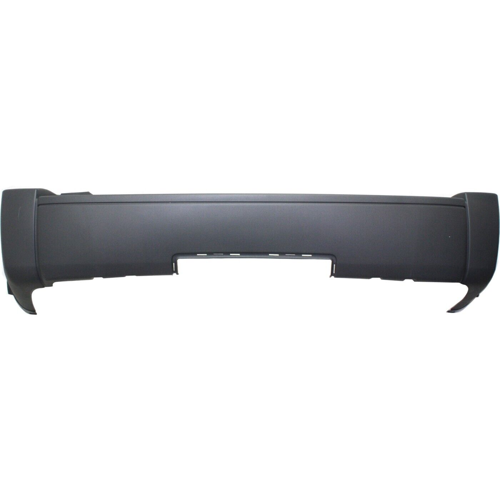 CH1100880 dodge nitro 2007 2009 bumper rear matte black with trailer hitch hole ch1100880 3
