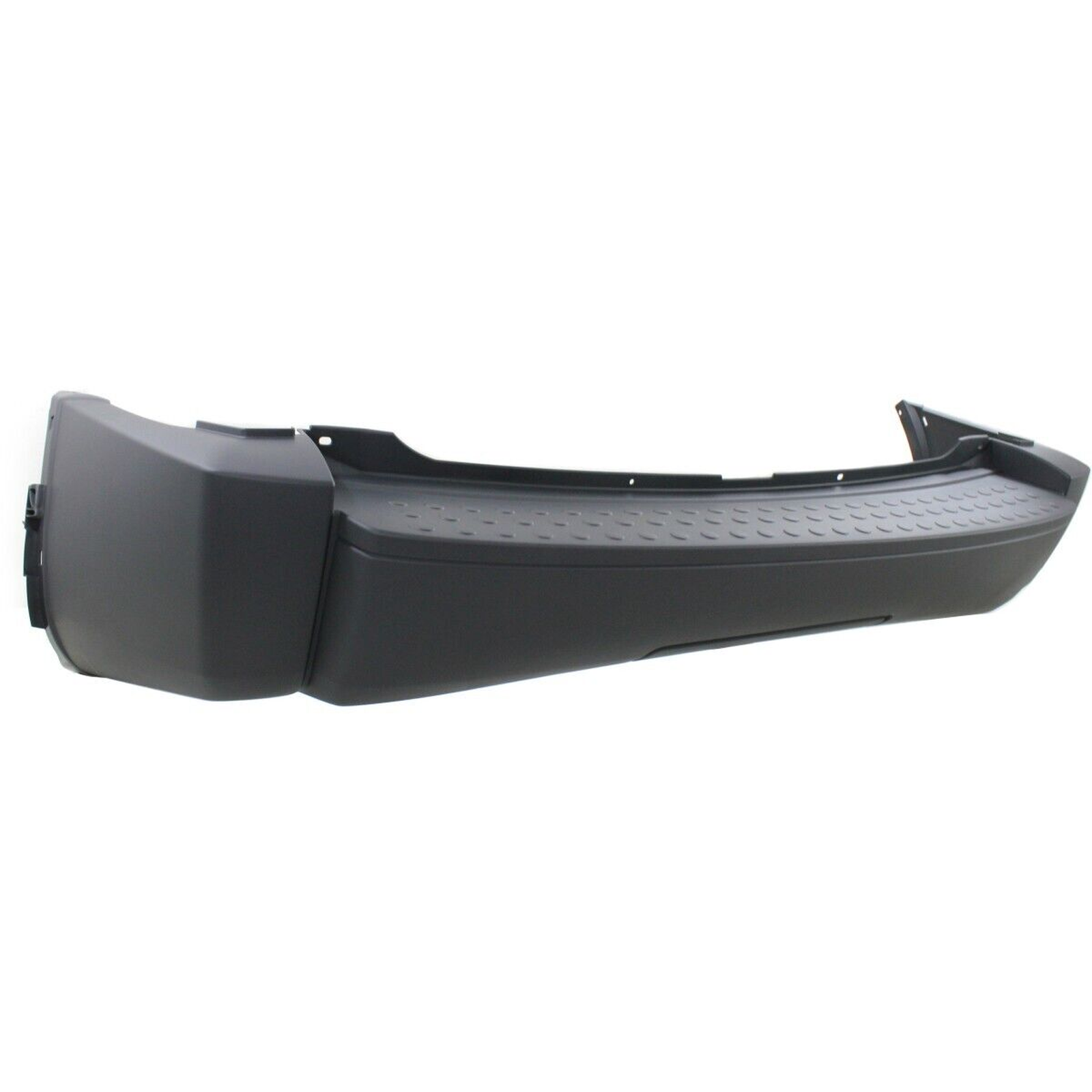 CH1100881 dodge nitro 2007 2009 bumper rear matte black without trailer hitch hole without 3