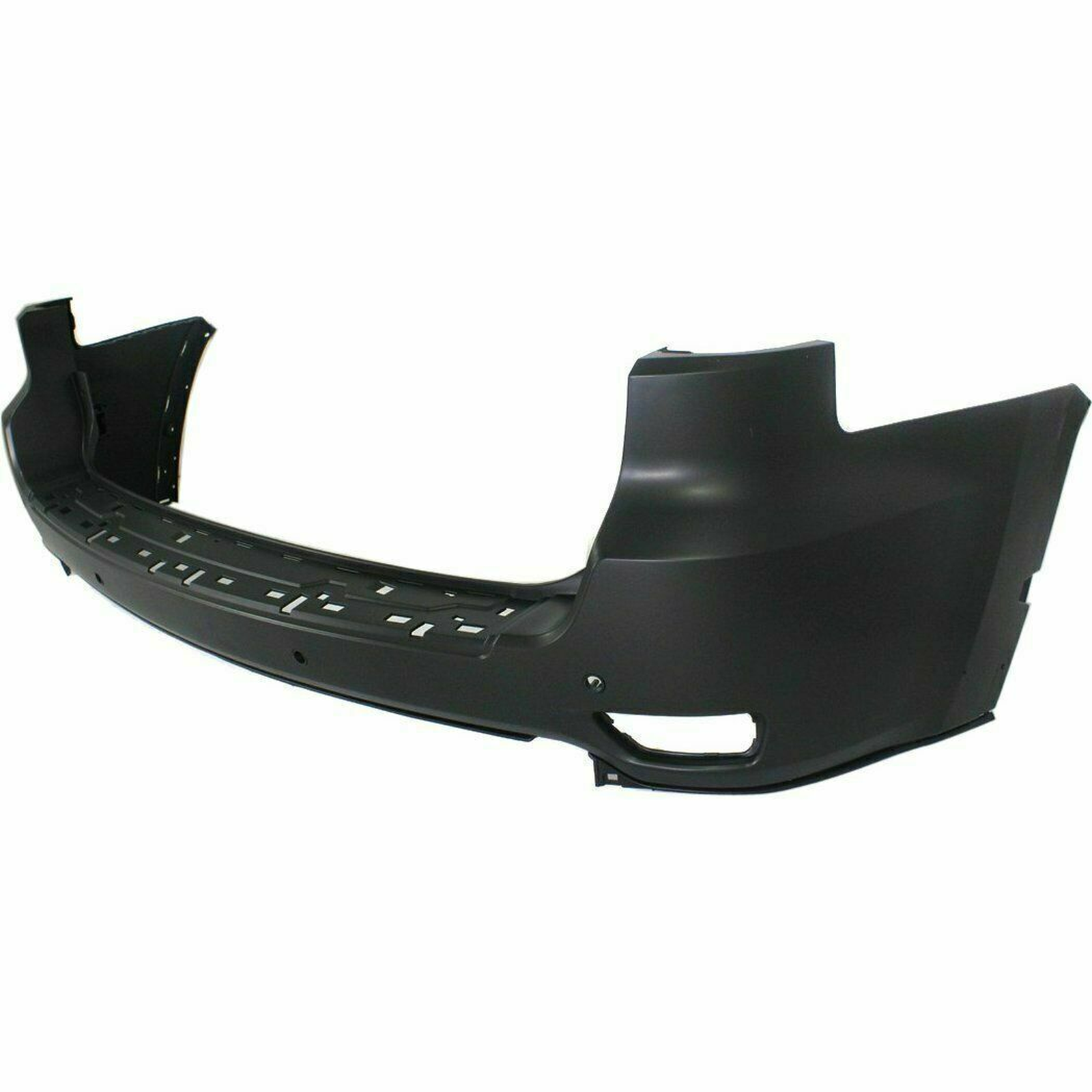 CH1100953 jeep grand cherokee 2011 2013 bumper rear primed with parking sensor with chrome 3