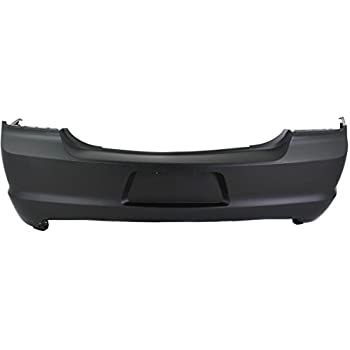 DODGE CHARGER 2011-2014 — REAR BUMPER PRIMED; W/O SENSOR HOLE; CHARGER 2011-2014