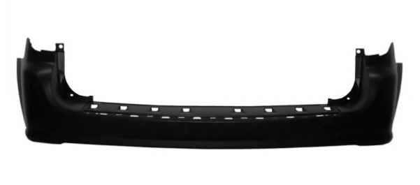DODGE GRAND CARAVAN 2008-2020 — REAR BUMPER PRIMED; W/O SENSORS; 11-20/CARGO-VAN-RAM 12-15