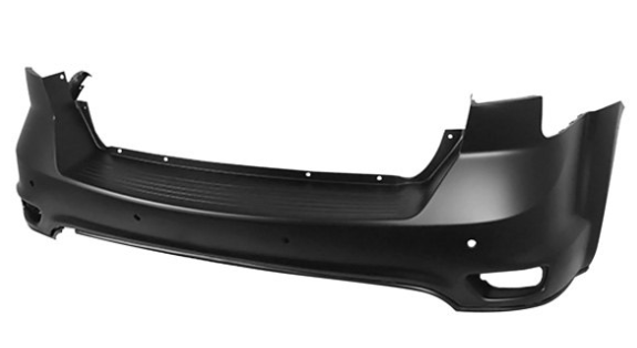 DODGE JOURNEY 2009-2020 — REAR BUMPER UPPER PRIMED; W/ SENSOR & REFLECTOR HOLES; JOURNEY 2011-2020