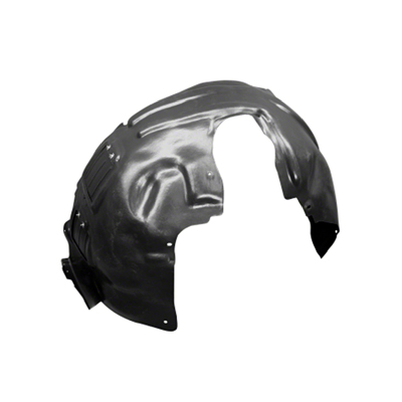 CH1249163 jeep cherokee 2014 2015 front right fender liner chrome trim without off road pk 1