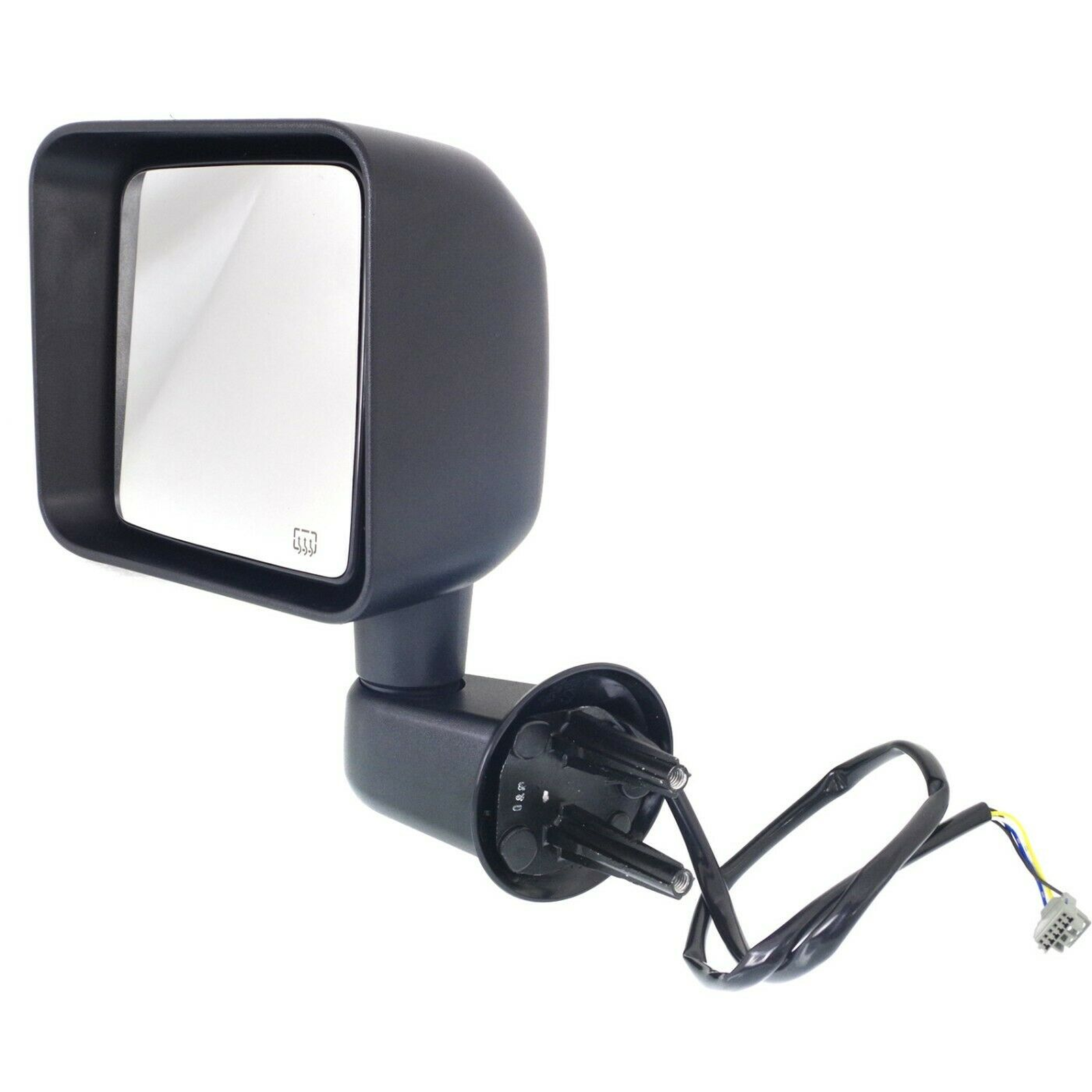 CH1320372 jeep wrangler 2014 left side mirror power htd textured ch1320372 3
