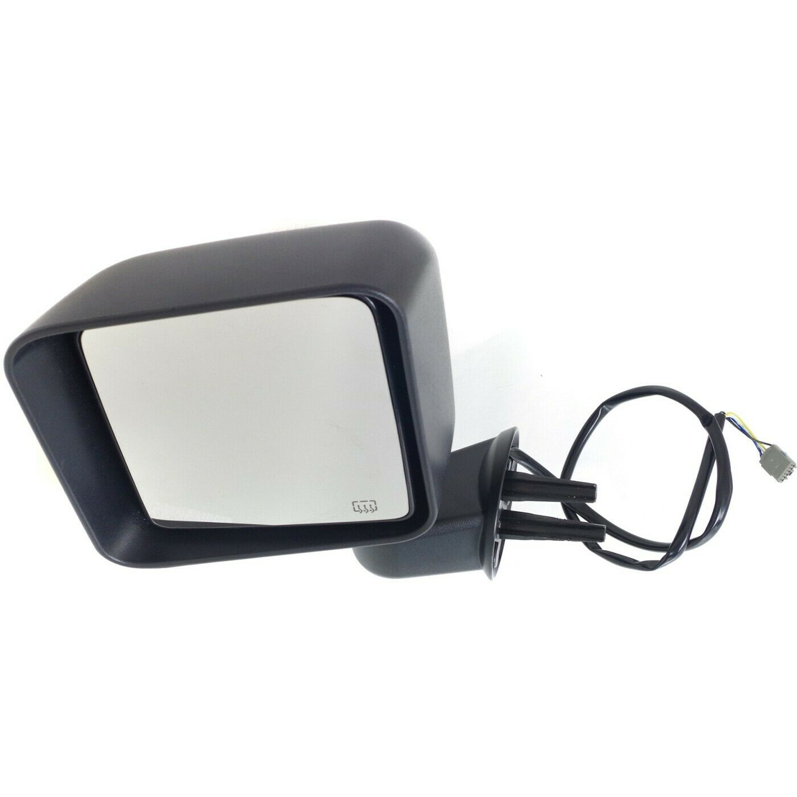 CH1320372 jeep wrangler 2014 left side mirror power htd textured ch1320372 4