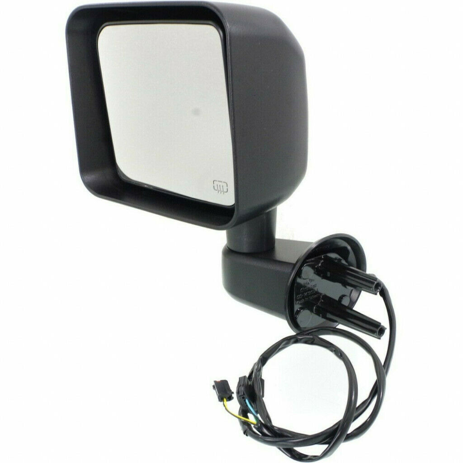 CH1320390 jeep wrangler 2015 2017 left side mirror power heated non foldable texture black 2