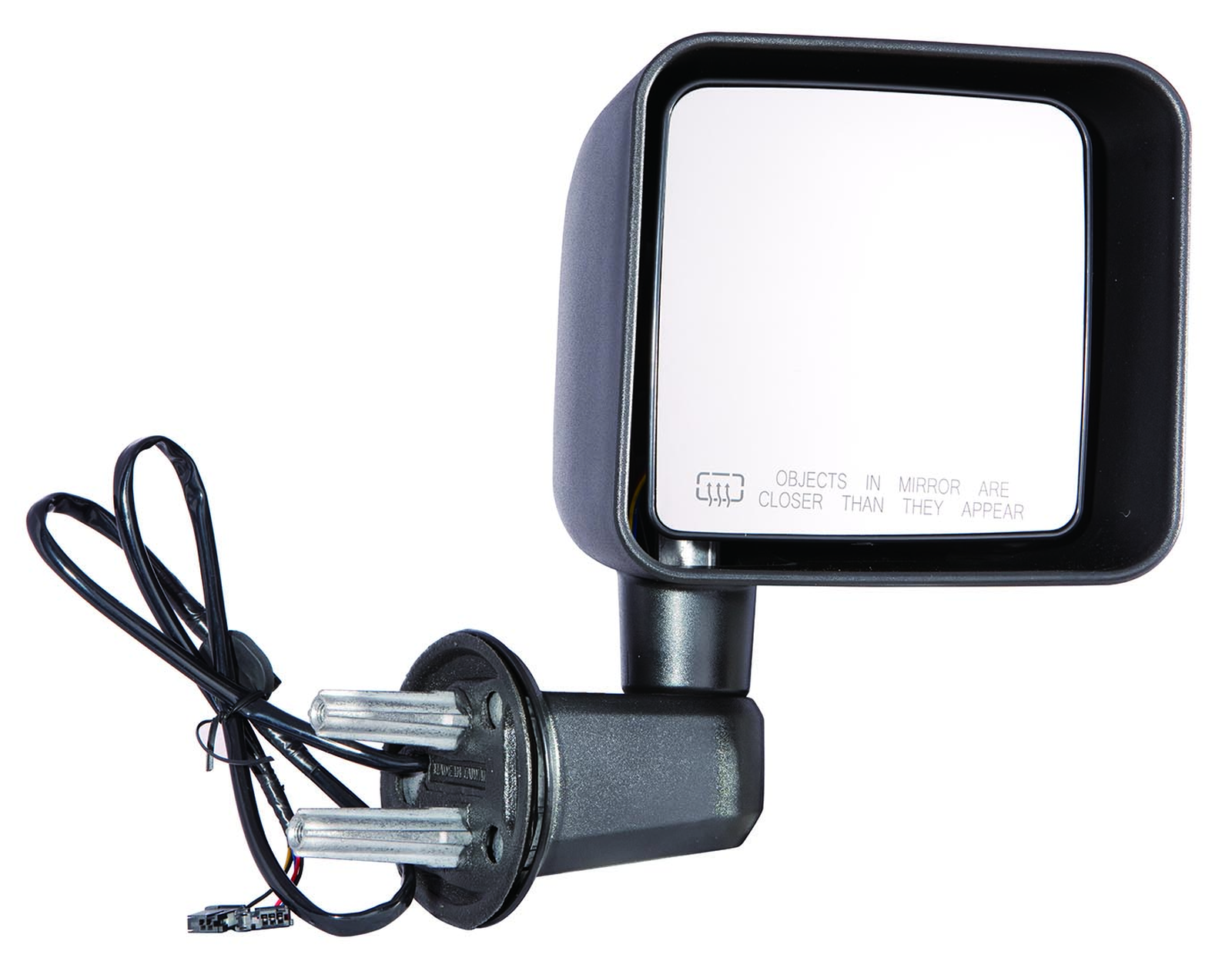 CH1321390 jeep wrangler 2015 2017 right side mirror power heated non foldable textured bla 1