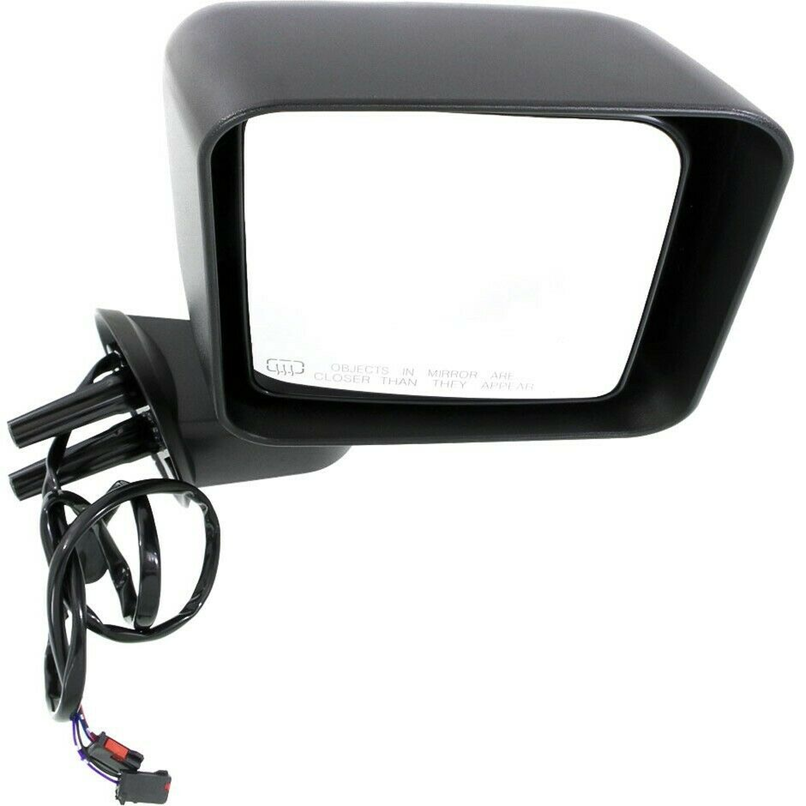 CH1321390 jeep wrangler 2015 2017 right side mirror power heated non foldable textured bla 4