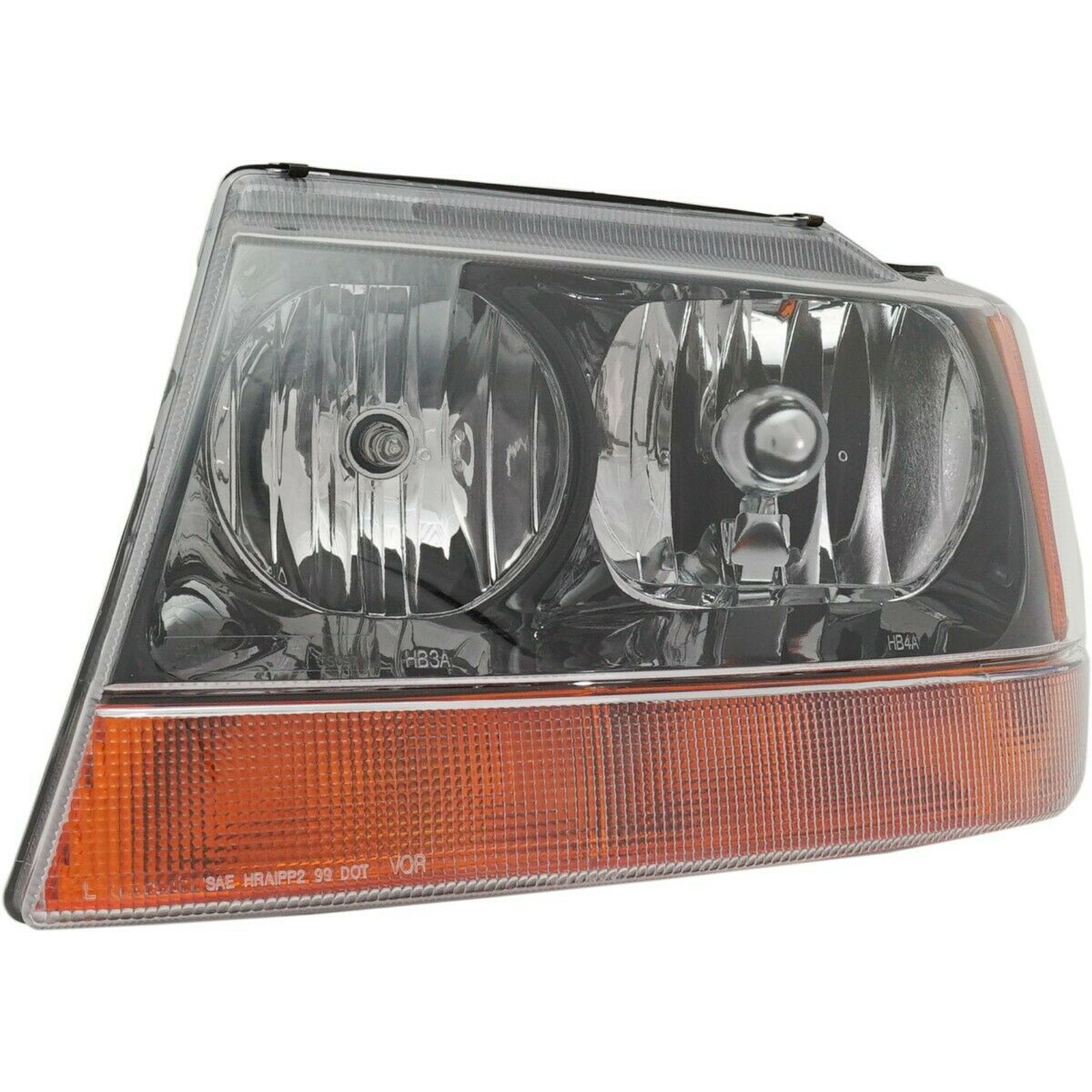 CH2502121 jeep grand cherokee 1999 2002 left headlight yellow hq ch2502121 2
