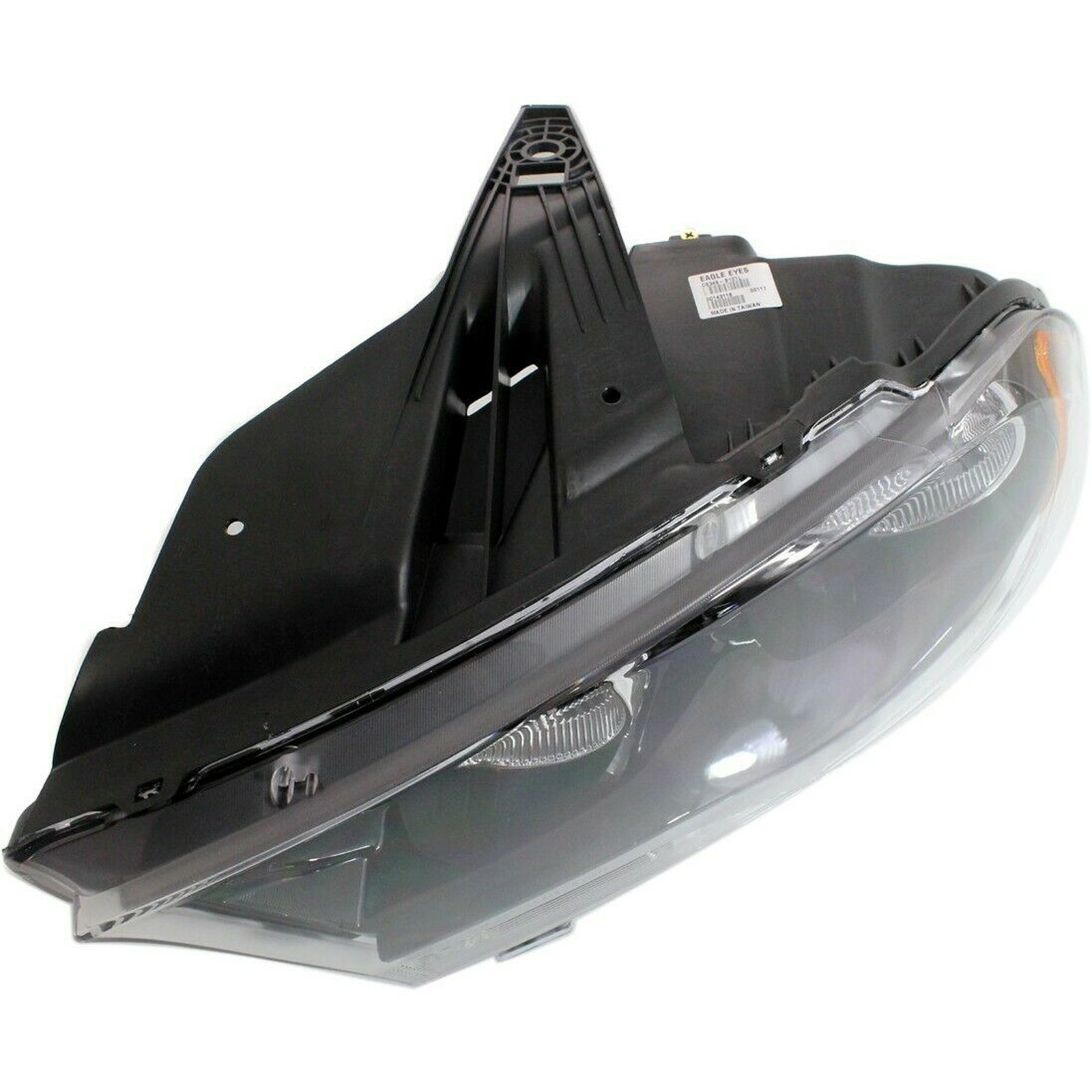 CH2502229 dodge durango 2011 2013 left headlight halogen black trim hq ch2502229 4