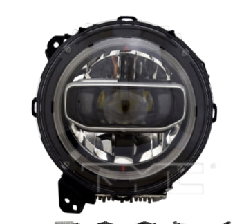JEEP WRANGLER_JL 2018-2025 — LED HEADLIGHT LH; W/O LOGO; CHROME; WRANGLER_JL 2018-2022/ GLADIATOR 2020-2022