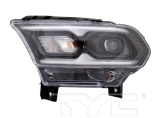 DODGE DURANGO 2011-2025 — LED HEADLIGHT LH; W/O LOGO; BLACK; FOR GT/GT PLUS/SXT/PURSUIT; 2021-2025 (OE 68433779AB)