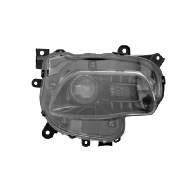 JEEP CHEROKEE 2014-2018 — HEAD LAMP HALOGEN RH; BLACK TRIM; CHEROKEE 2014-2016/TRAILHAWK 2016