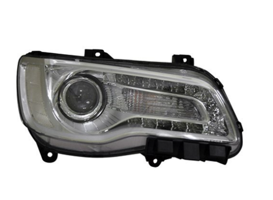 CHRYSLER 300 2011-2023 — HEAD LAMP HALOGEN RH; CHROME; 300 2015-2017