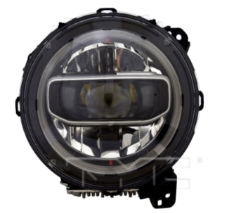 JEEP WRANGLER_JL 2018-2025 — LED HEADLIGHT RH; W/O LOGO; CHROME; WRANGLER_JL 2018-2022/ GLADIATOR 2020-2022