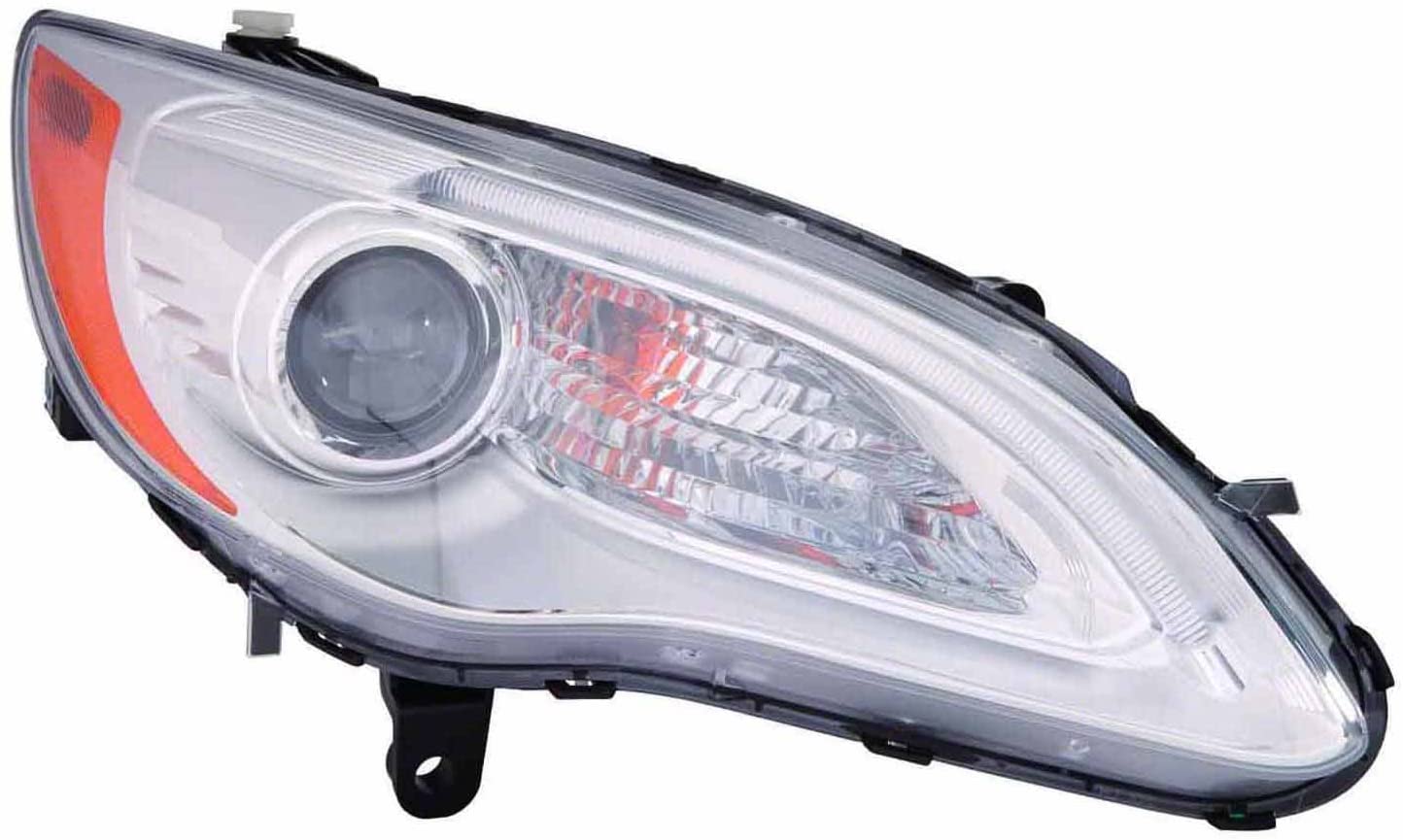 CHRYSLER 200 2011-2014 — HEAD LAMP HALOGEN RH; CHROME; 200 SEDAN/CONVERTIBLE 2011-2014 ( EXCEPT S )