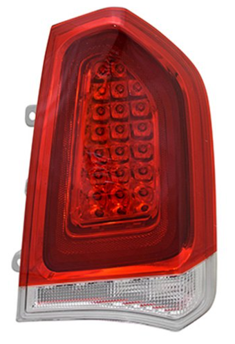 CHRYSLER 300 2011-2023 — TAIL LIGHT RH; CHROME TRIM; CHRYSLER 300 2015-2023 CAPA