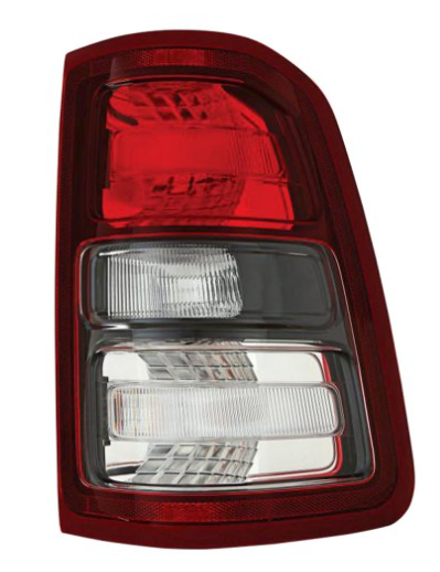 RAM RAM PICKUP-RAM 2019-2025 — HALOGEN TAIL LIGHT RH; W/O LOGO; BLACK; 1500 2019-2024