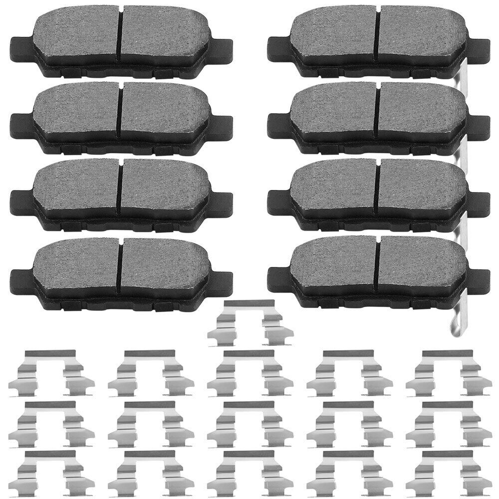 D1374 nissan juke 2014 2017 front brake pads ceramic d1374 1