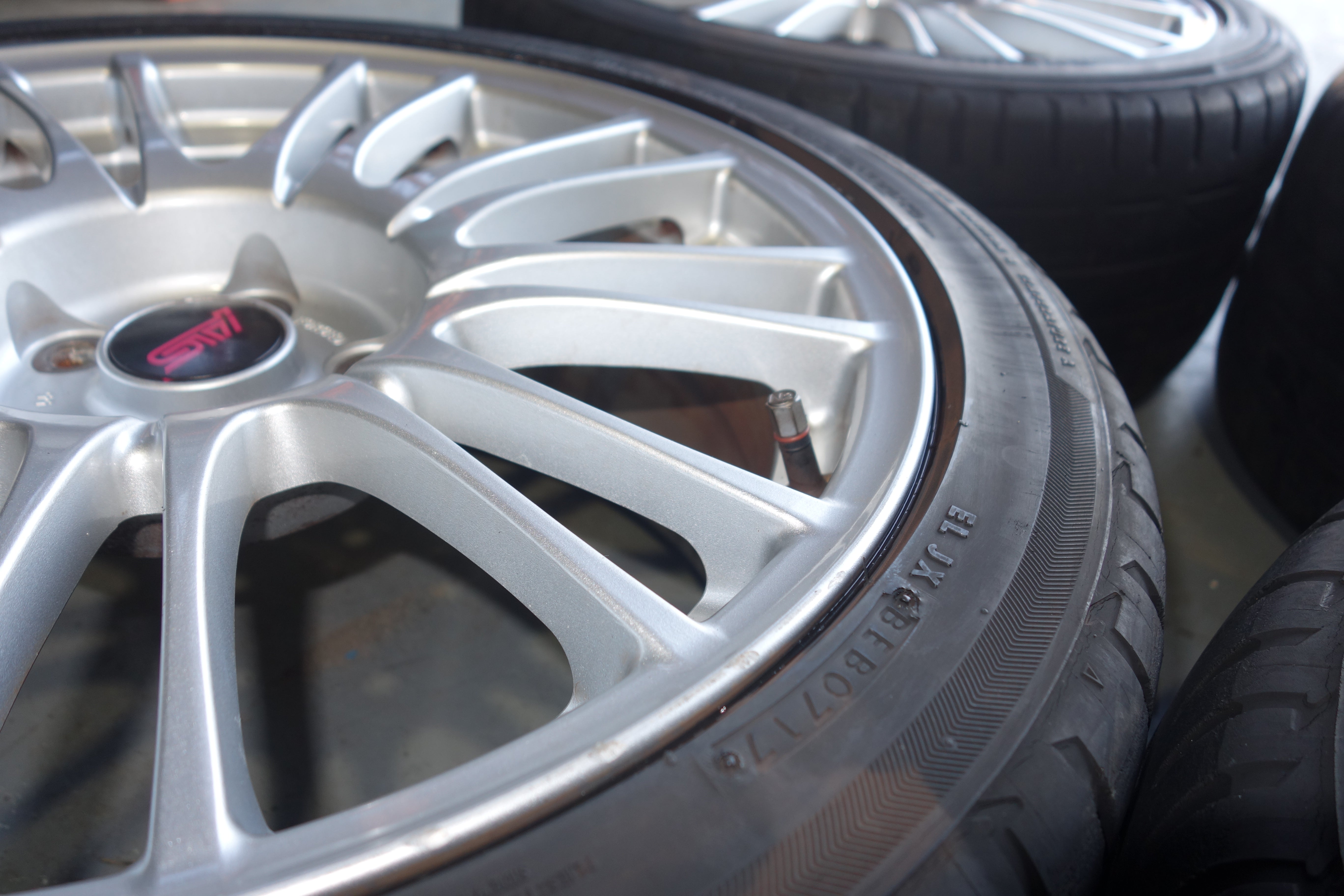 JDM Subaru Impreza WRX STi BBS Forged Rims Wheels Tires Mags GRB Light Weight 5x114.3 18x8.5 +55