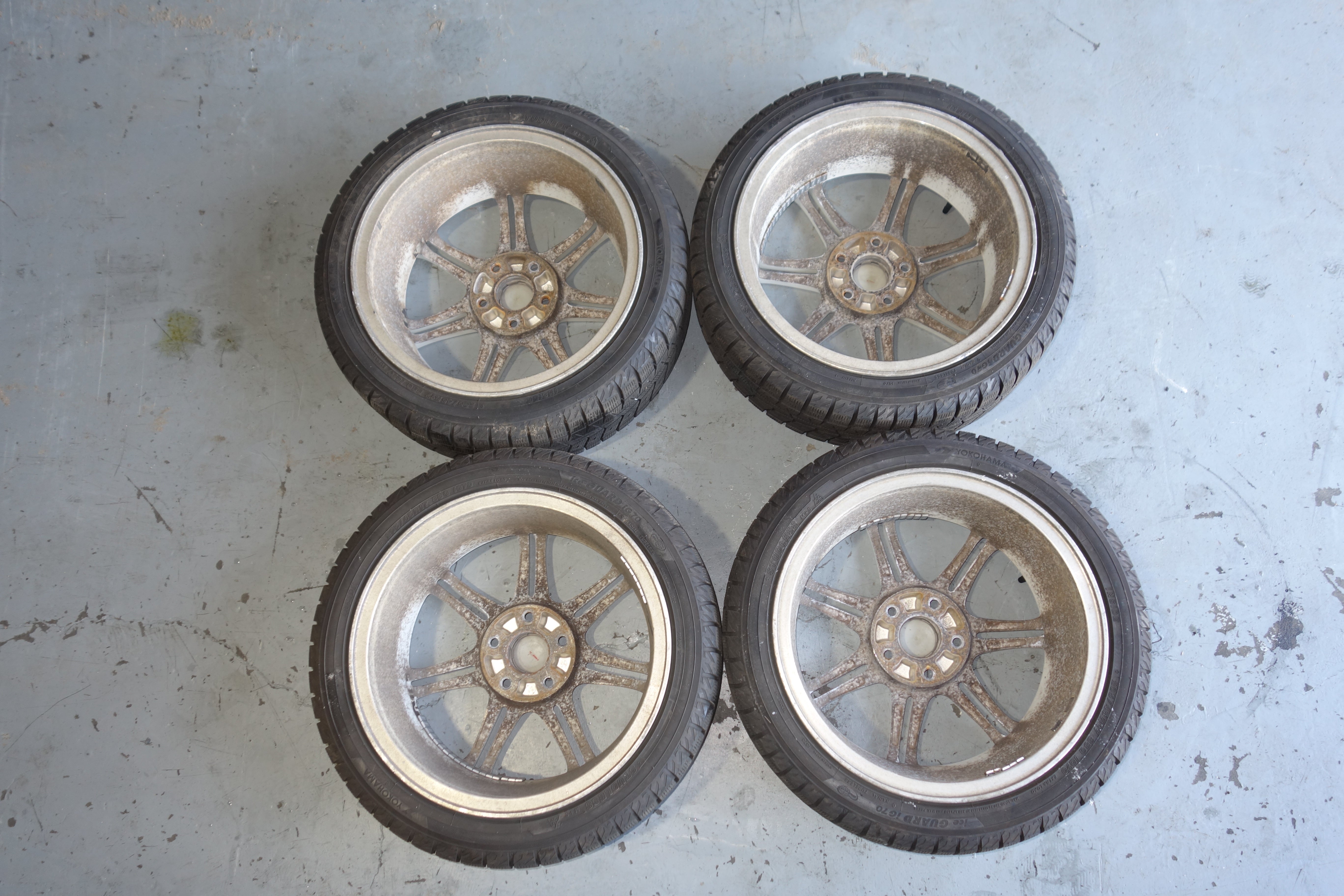 JDM Honda Civic Type R EP3 OEM Enkei Wheels Rims Championship White 5x114.3 17x7 +45