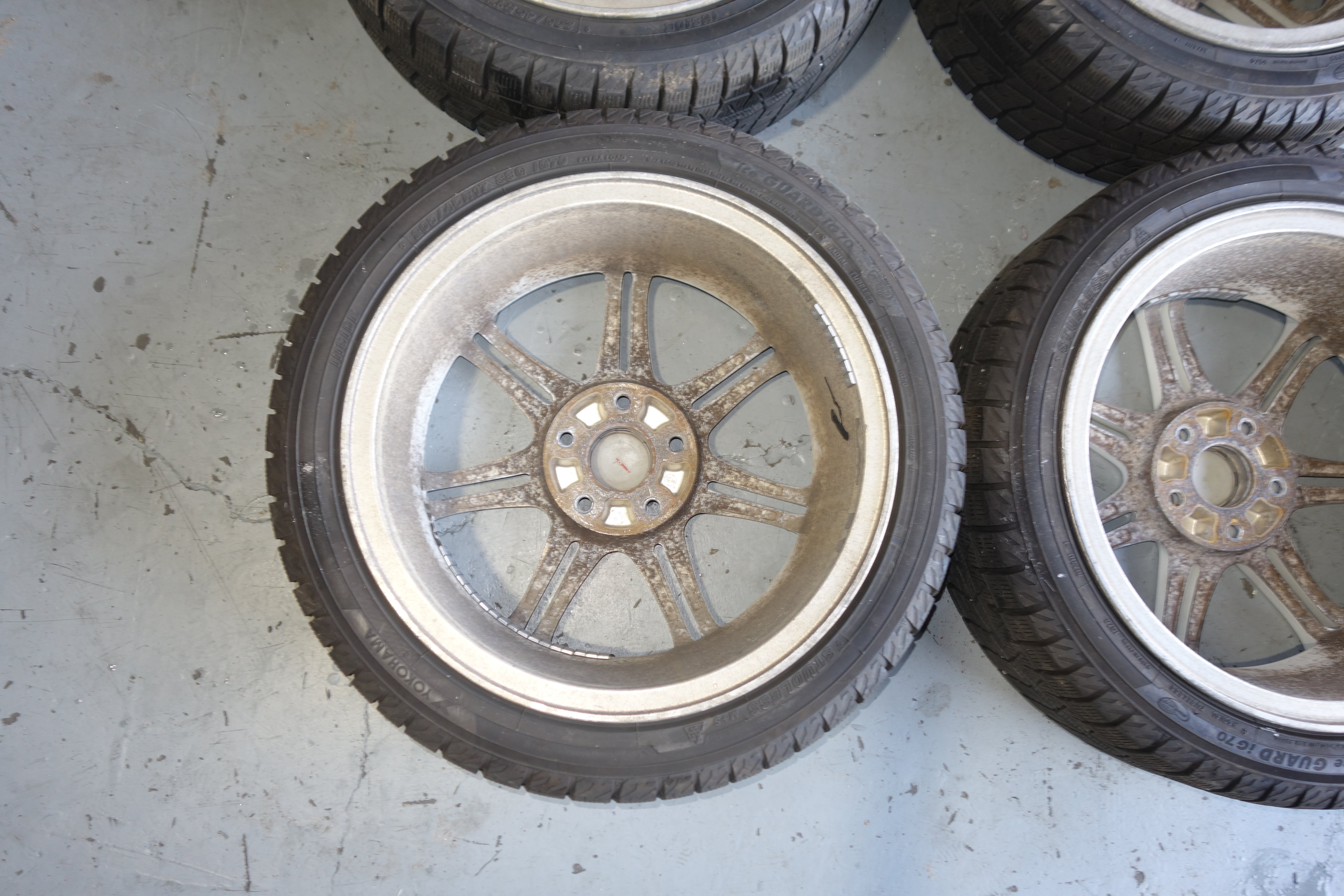JDM Honda Civic Type R EP3 OEM Enkei Wheels Rims Championship White 5x114.3 17x7 +45