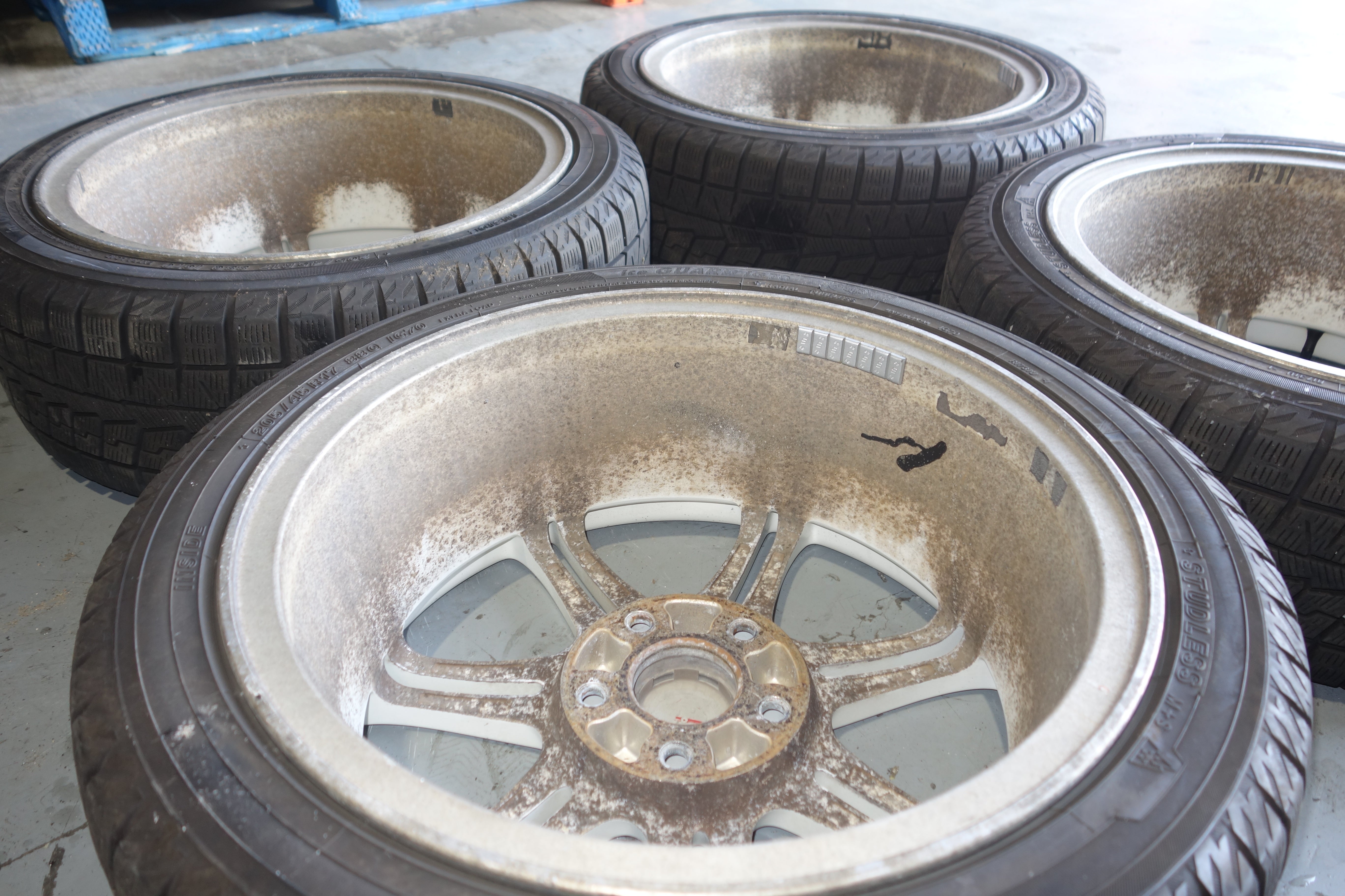 JDM Honda Civic Type R EP3 OEM Enkei Wheels Rims Championship White 5x114.3 17x7 +45