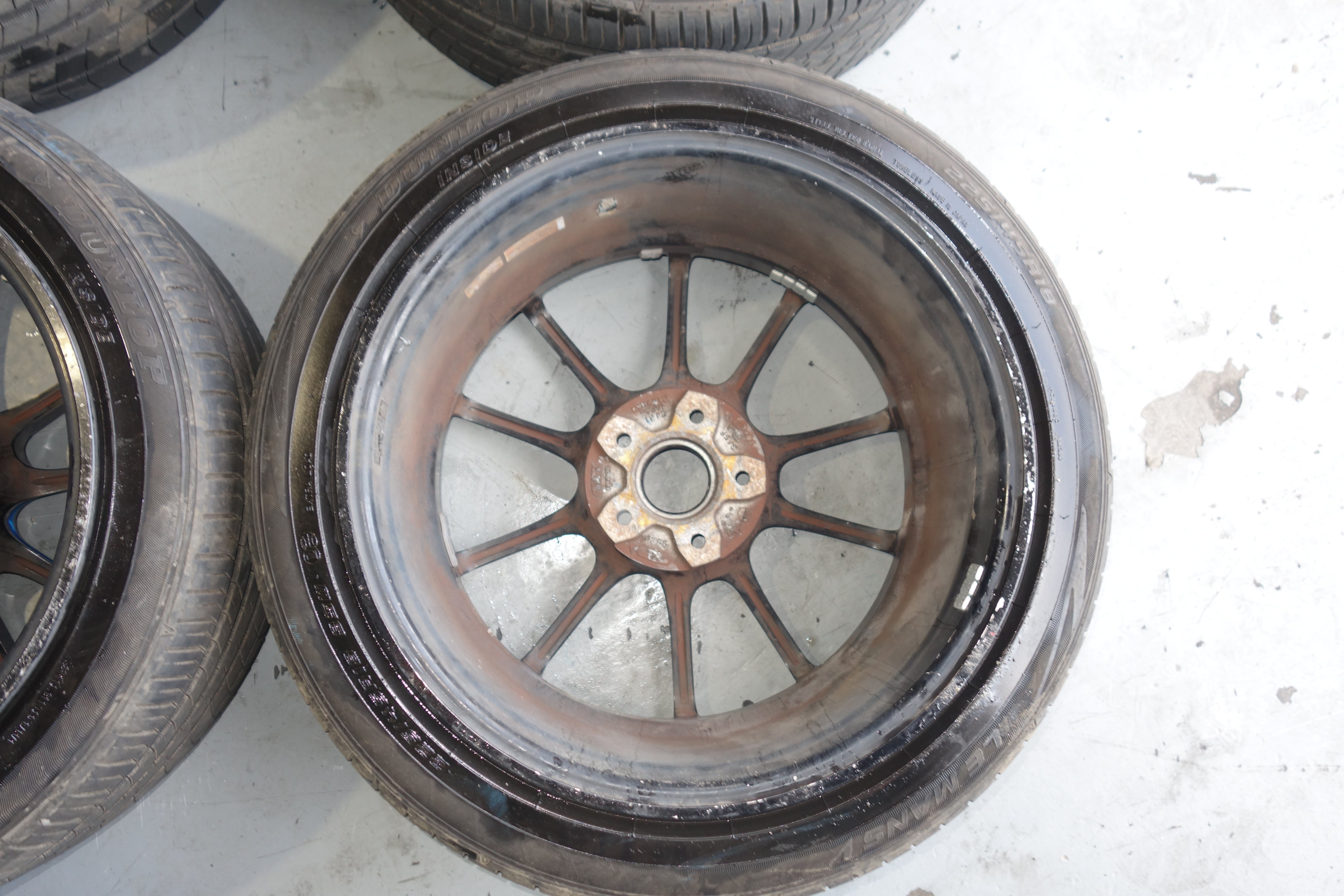 JDM WedsSport SA-55M 18x8.5 +50 5x114.3 BBM Lightweight JDM Alloy Wheels w/ 225/45R18 Tires Set