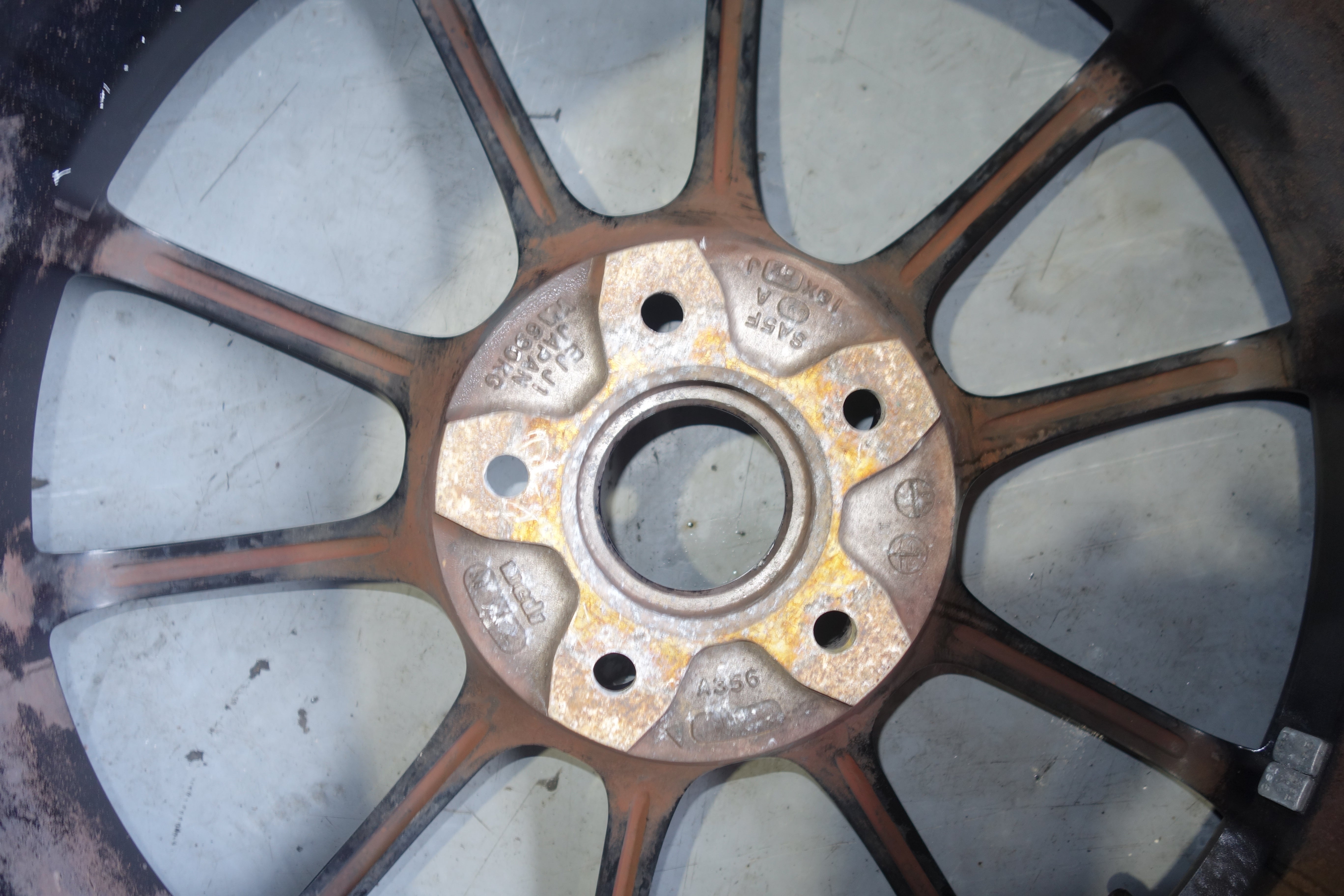 JDM WedsSport SA-55M 18x8.5 +50 5x114.3 BBM Lightweight JDM Alloy Wheels w/ 225/45R18 Tires Set