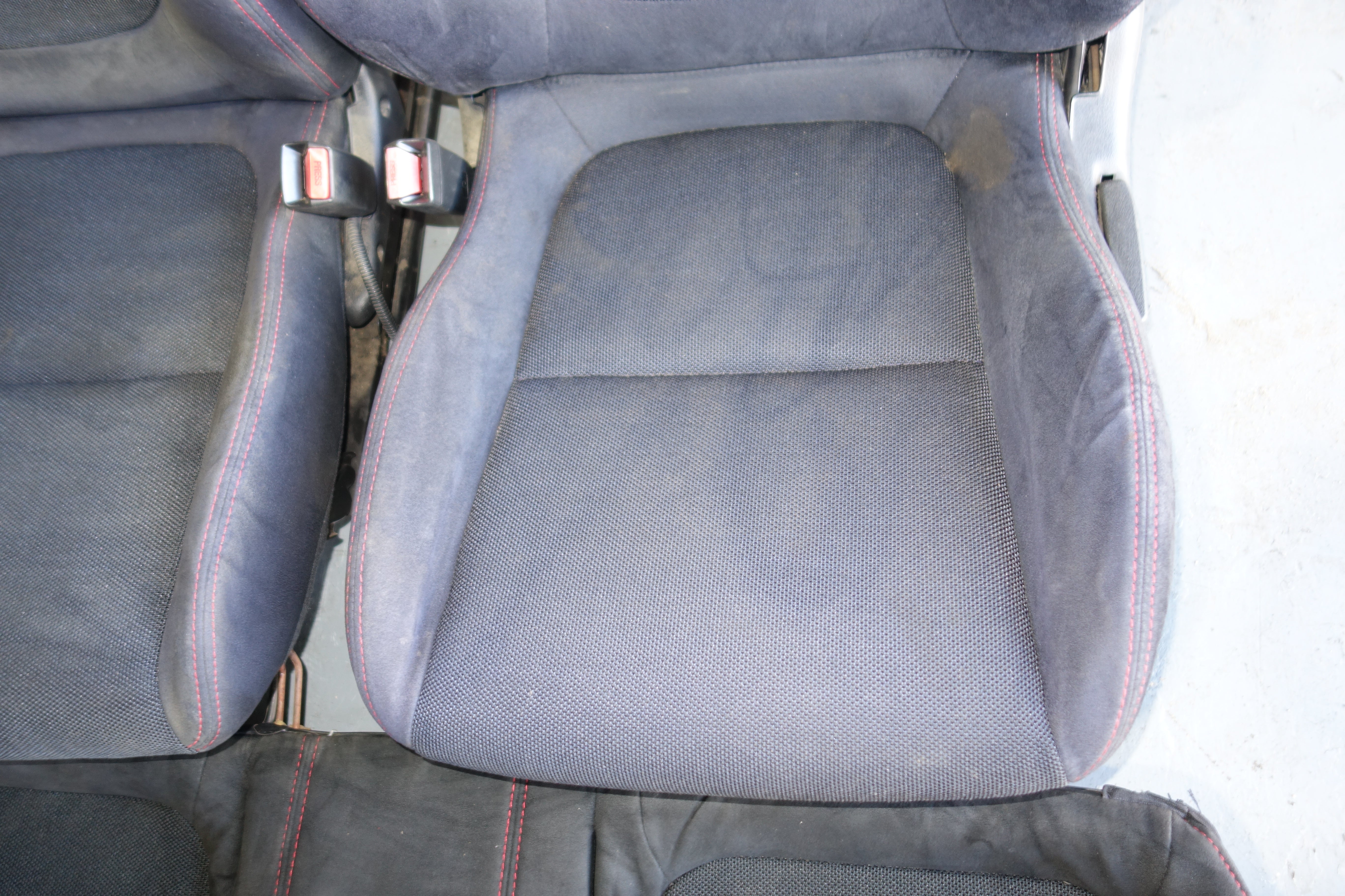 JDM Honda Integra Type R DC2 OEM Seat Set Front & Rear Black Suede 2-Door 1994–2001