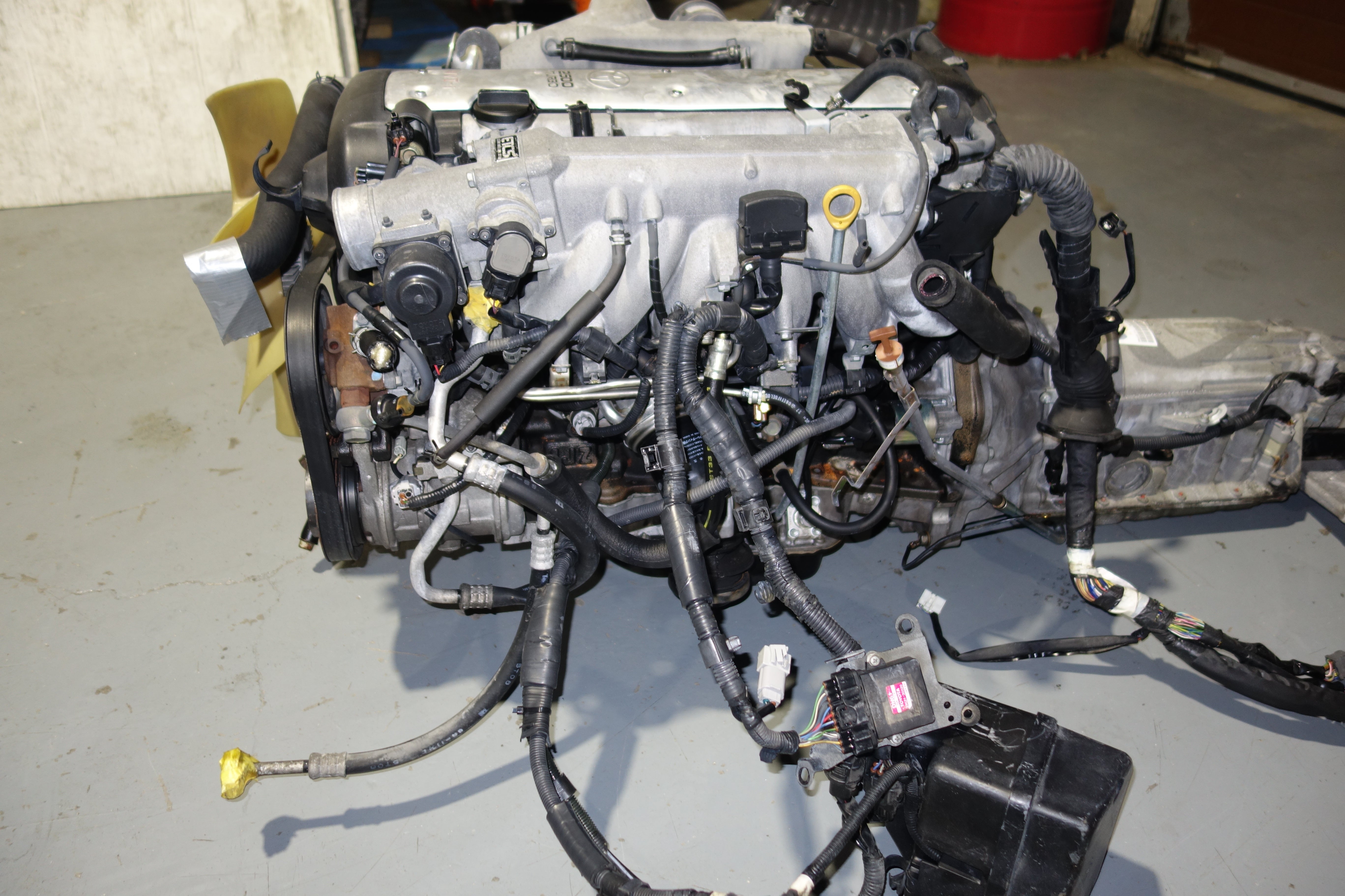 JDM Toyota 1JZ-GTE VVTi 2.5L Turbo Engine & Automatic Transmission – Front Sump | Supra, Soarer & Chaser