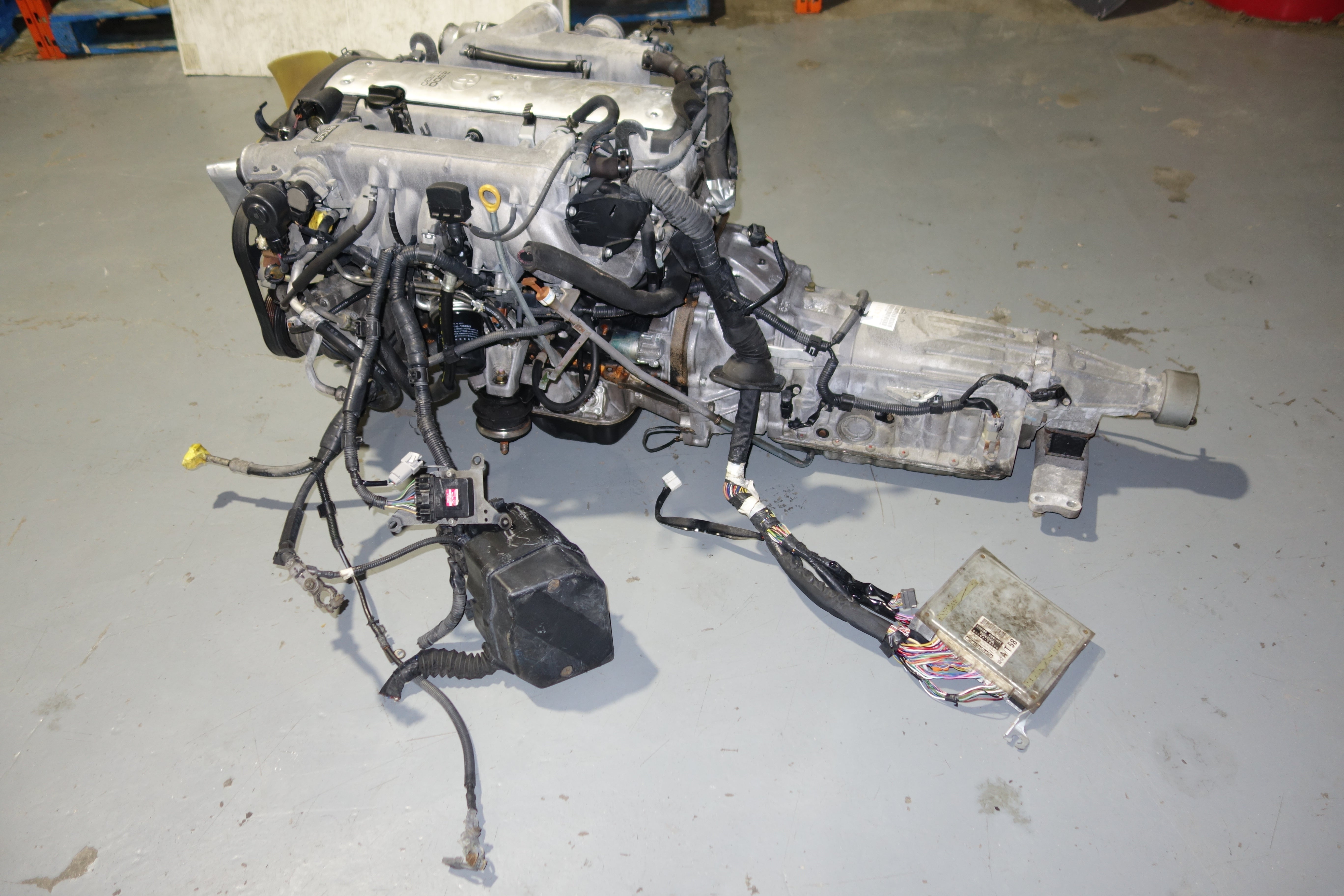JDM Toyota 1JZ-GTE VVTi 2.5L Turbo Engine & Automatic Transmission – Front Sump | Supra, Soarer & Chaser