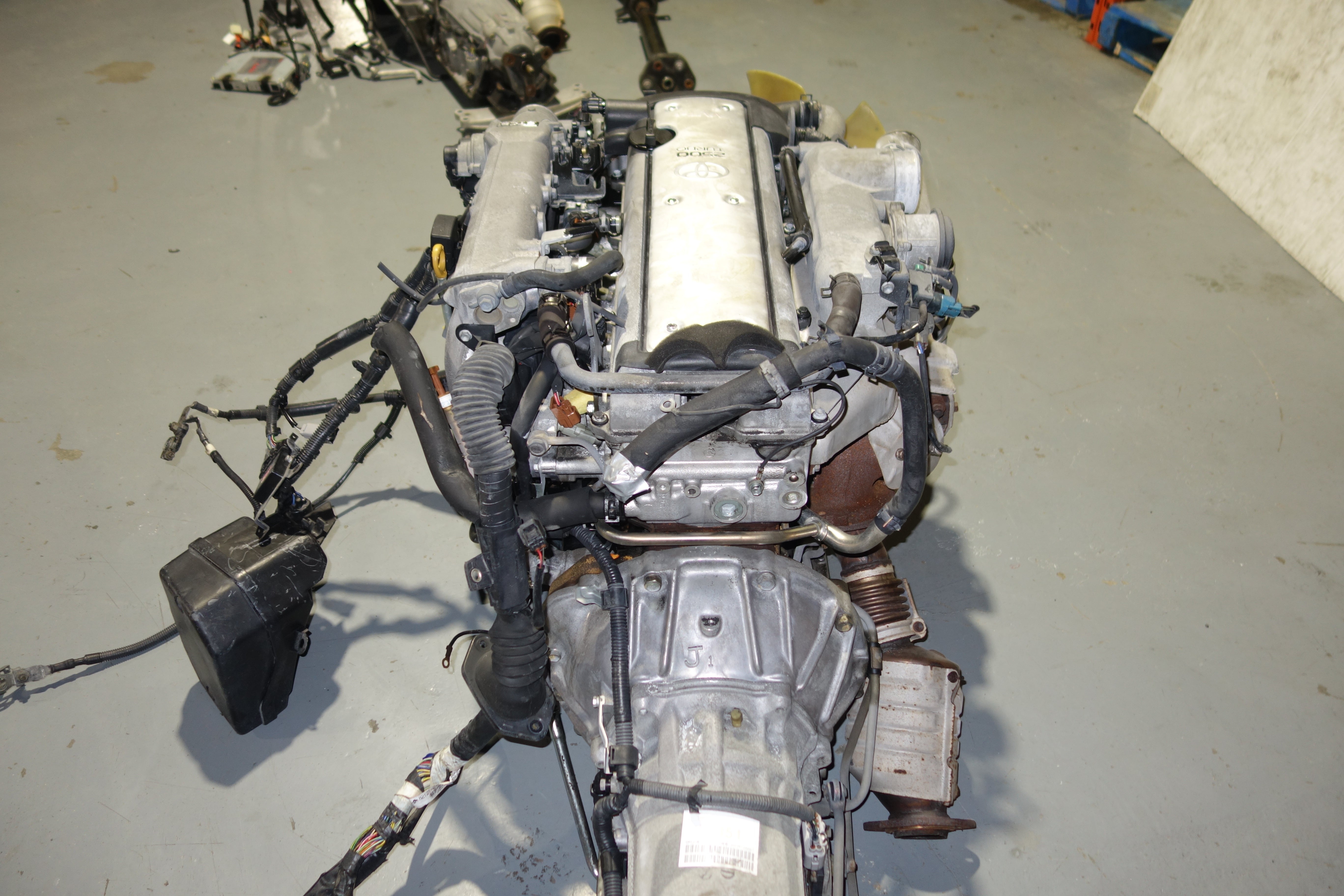 JDM Toyota 1JZ-GTE VVTi 2.5L Turbo Engine & Automatic Transmission – Front Sump | Supra, Soarer & Chaser