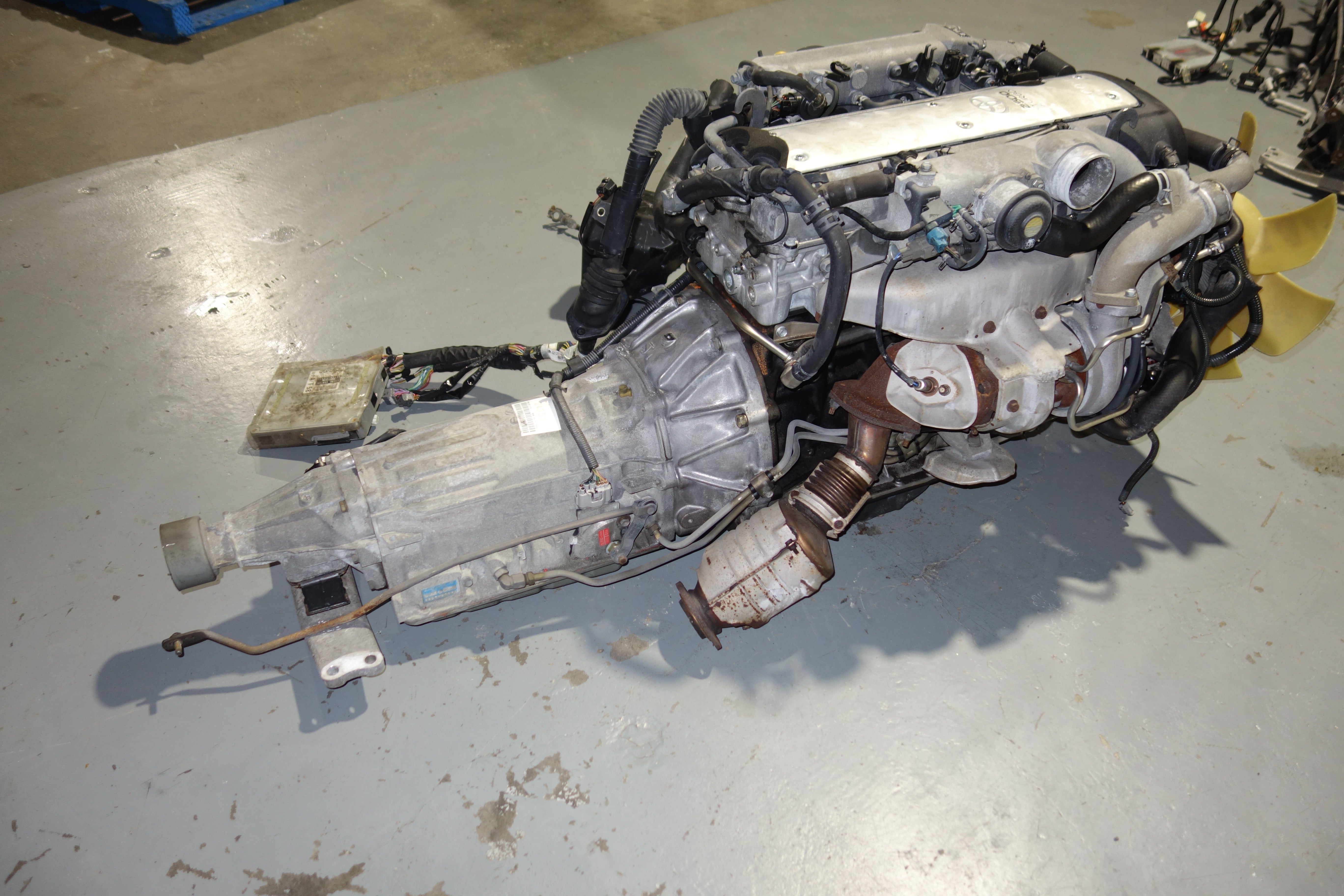 JDM Toyota 1JZ-GTE VVTi 2.5L Turbo Engine & Automatic Transmission – Front Sump | Supra, Soarer & Chaser