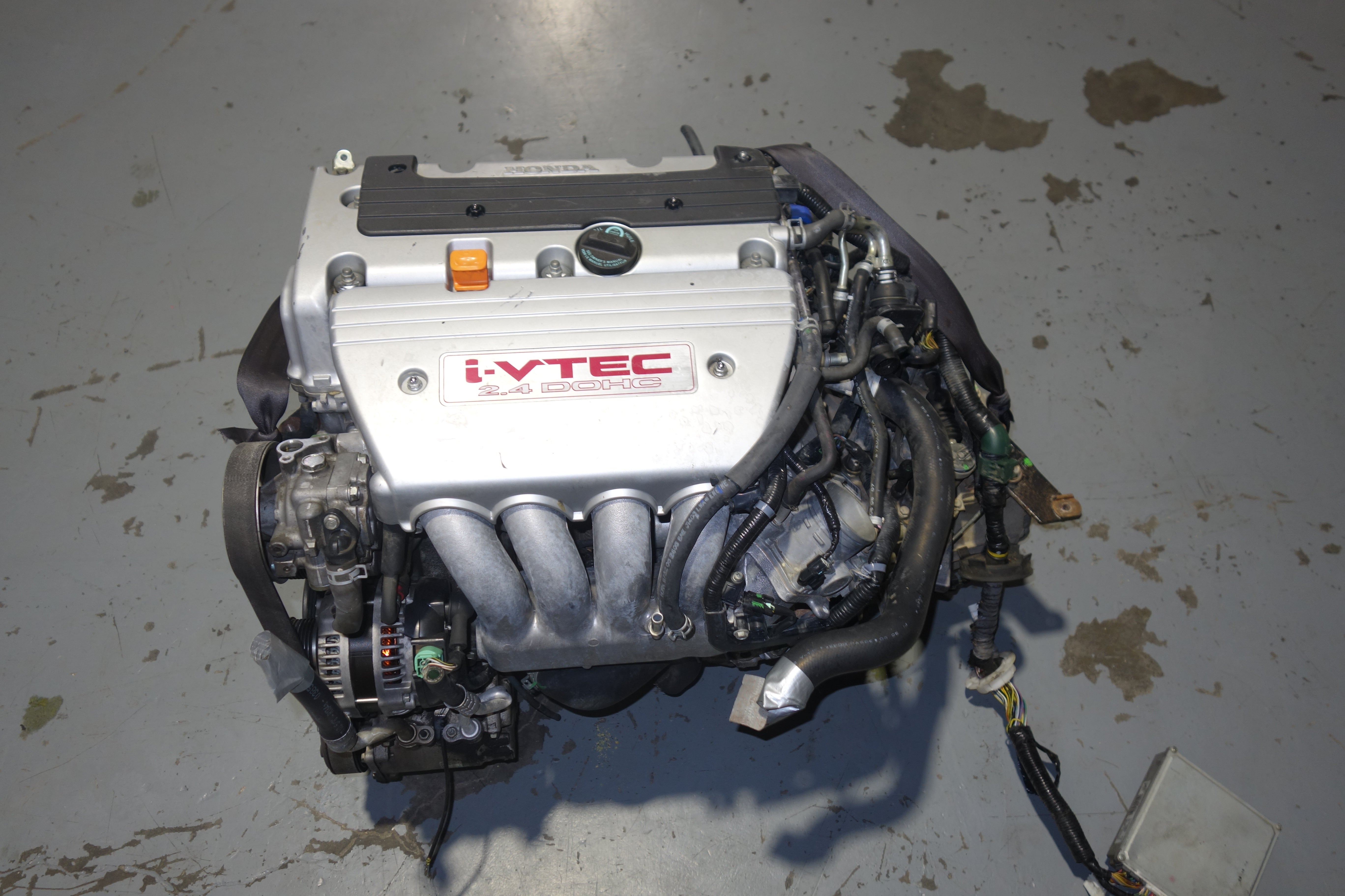 JDM Honda K24A3 K24A 2.4L DOHC i-VTEC Engine & 6-Speed Manual Transmission W/ Ecu Wiring Harness