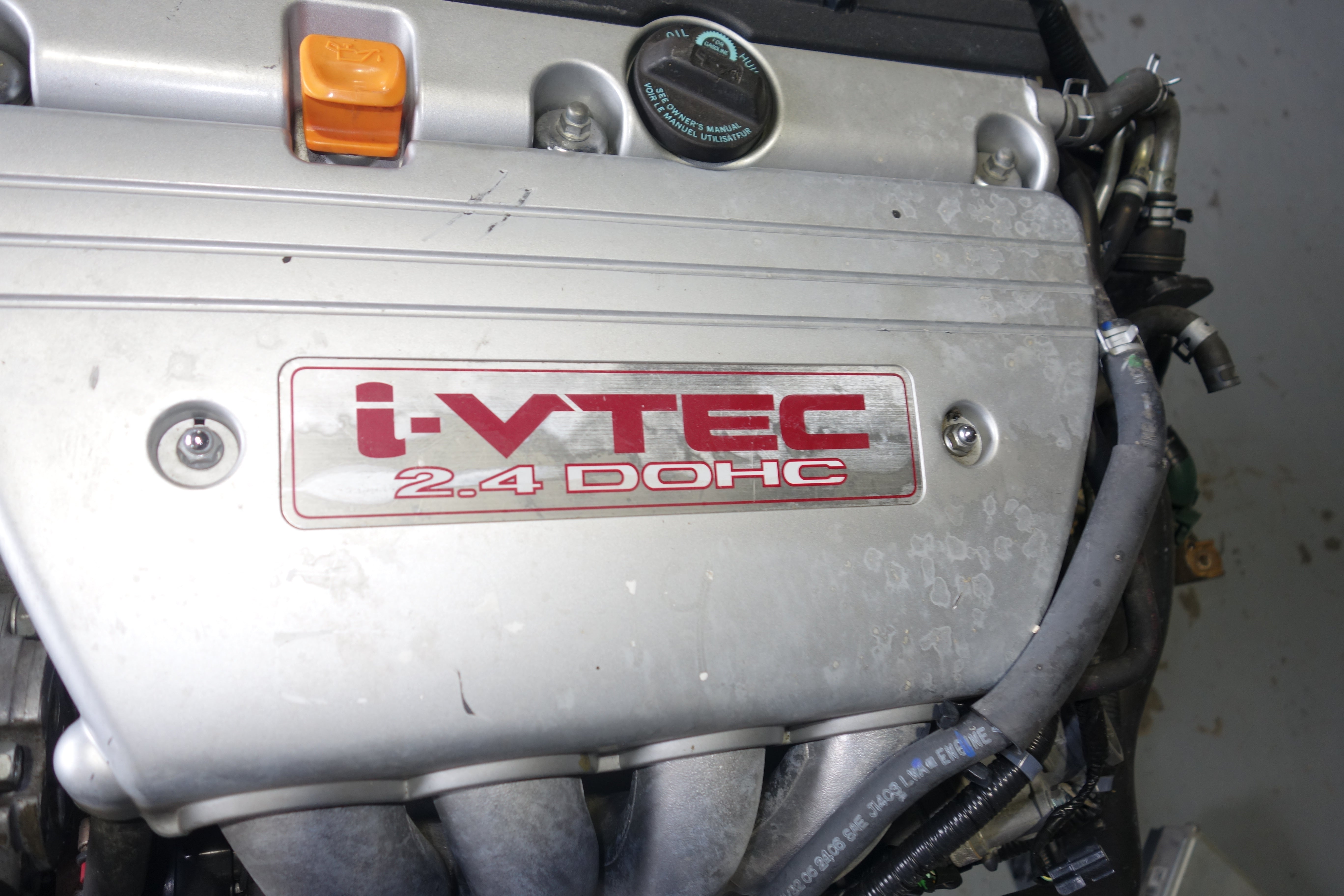 JDM Honda K24A3 K24A 2.4L DOHC i-VTEC Engine & 6-Speed Manual Transmission W/ Ecu Wiring Harness